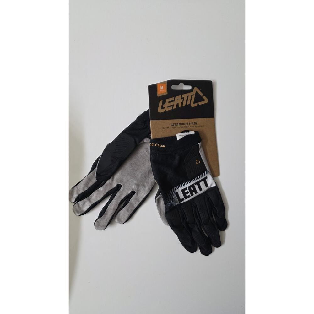 Leatt 2.5 X-Flow V23 Mens MTB MX Offroad Gloves Black Medium